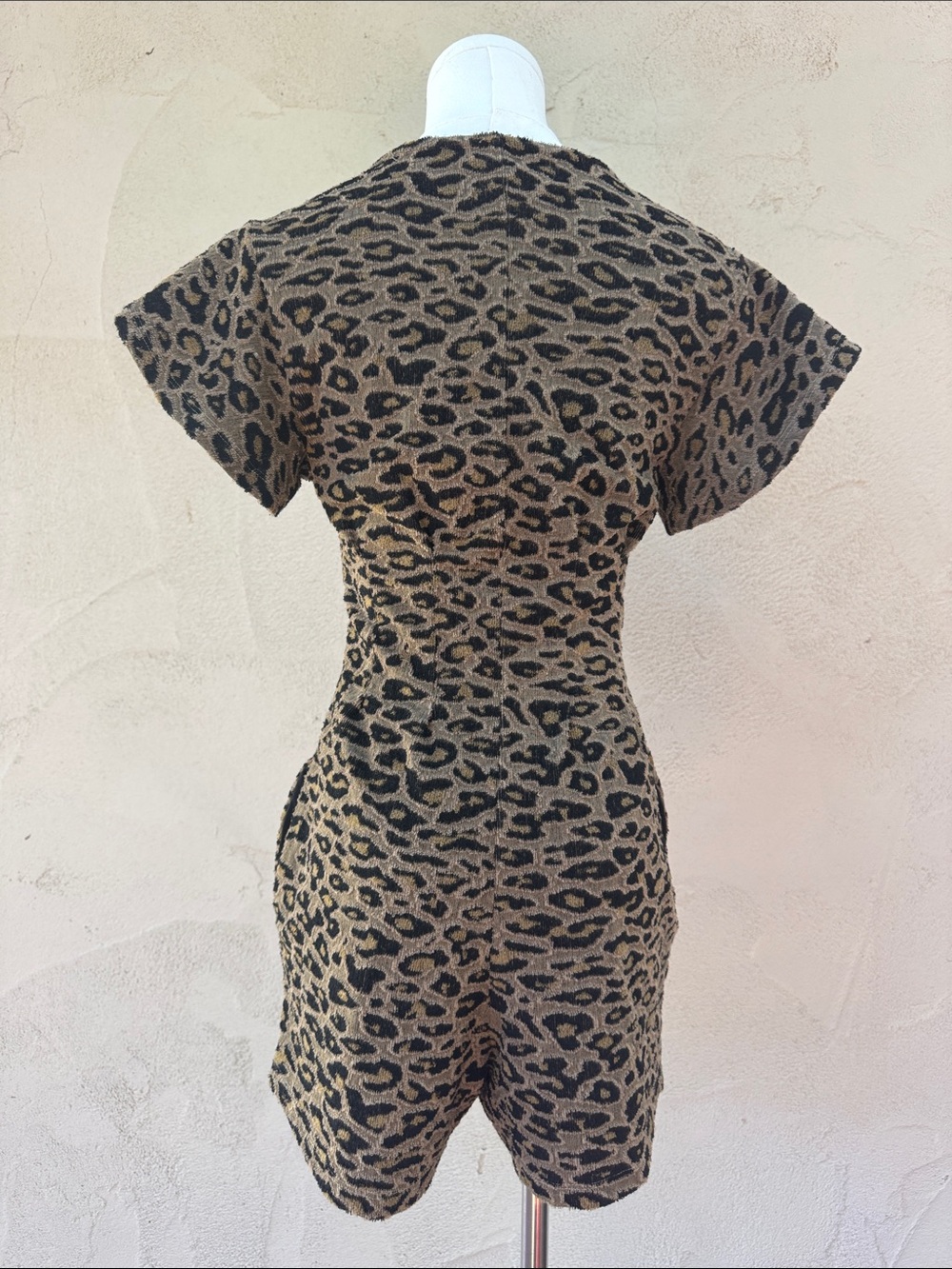 Free People Phoenix Romper Leopard Print Size XS - Picture 7 of 15